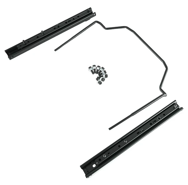 Szyny prowadnice fotela kubełkowego FMIC.Pro ze szpilkami 420mm zakres 240mm