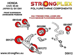 081096B: Tuleja wahacza przedniego dolnego tylna Honda Civic