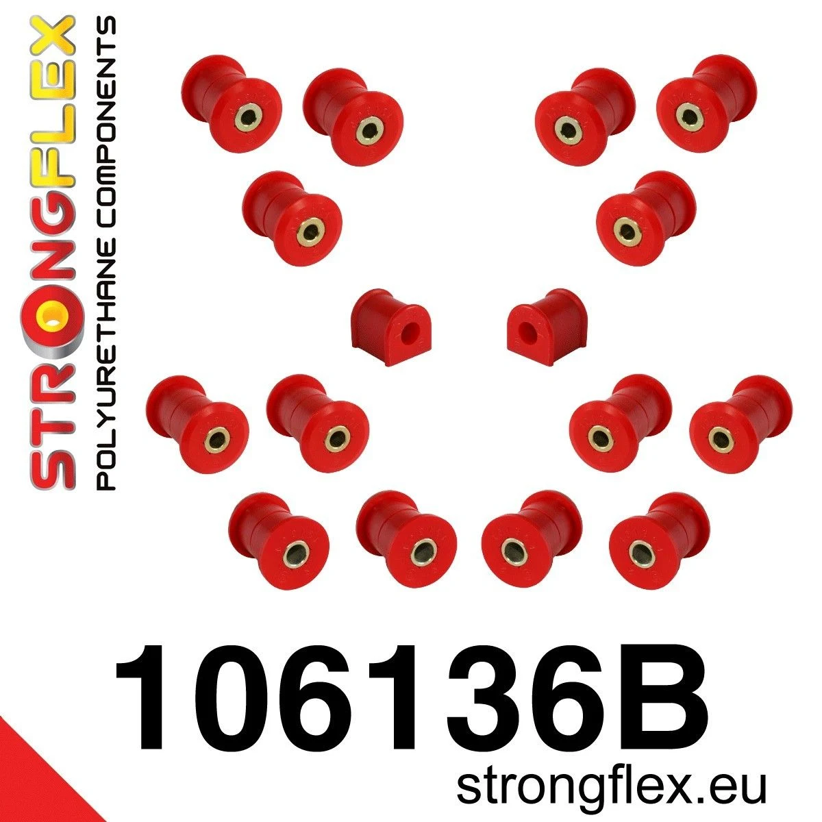 106136B: Zestaw poliuretanowy zawieszenia tylnego Mazda MX-5 NB