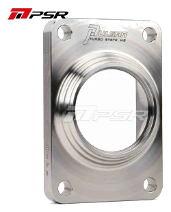 Pulsar PSR Billet Transition Flange T6 Open to 3" OD Tubing (Hardware Kit Included)