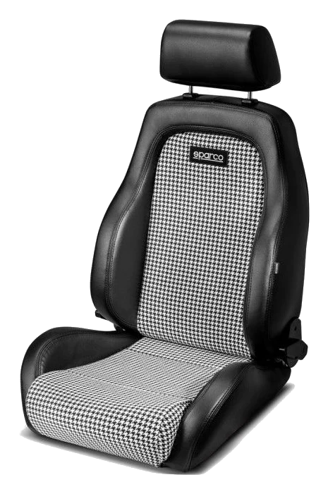 Fotel sportowy Sparco GT Czarno biały