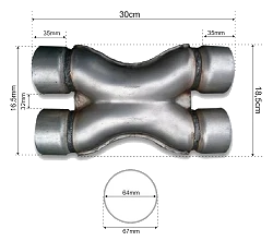 X-Pipe 63mm