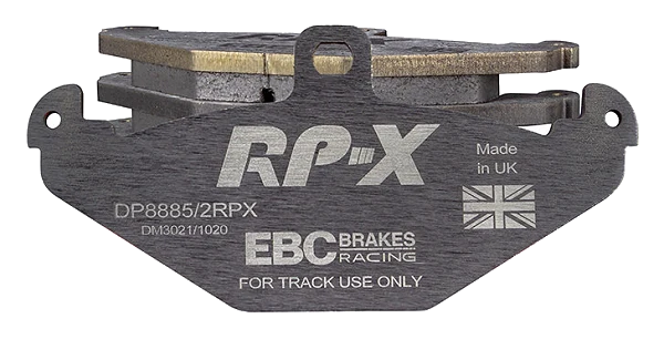 DP8885/2RPX Sportowe klocki hamulcowe RP-X Racing EBC Brakes Lotus 340R Elise Series 1 Elise Series 2 Elise Series 3 Europa Exige Series 1 Exige Series 2 Opel Speedster STRATHCARRON Tesla Ro