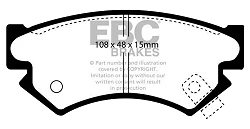 DP822 Klocki hamulcowe ULTIMAX2 EBC Brakes Subaru Justy
