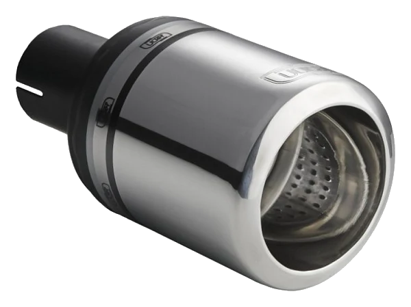 Uniwersalna końcówka tłumika okrągła 100mm długość 120mm średnica montażowa 50mm - N1-16-1/50