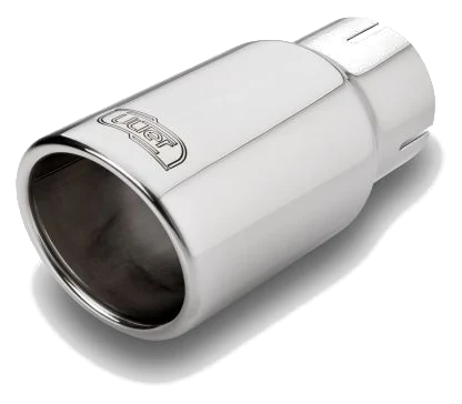 Uniwersalna końcówka tłumika okrągła 80mm długość 120mm średnica montażowa 50mm - N1-80RS*/50