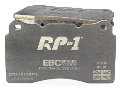 DP81210RP1 Sportowe klocki hamulcowe RP-1 Racing EBC Brakes Alfa Romeo 147 156 159 166 Brera Giulietta Spider Chevrolet Camaro Ford Mustang Mitsubishi Lancer Evo 5 6 7 8 9 X Opel Astra Insig