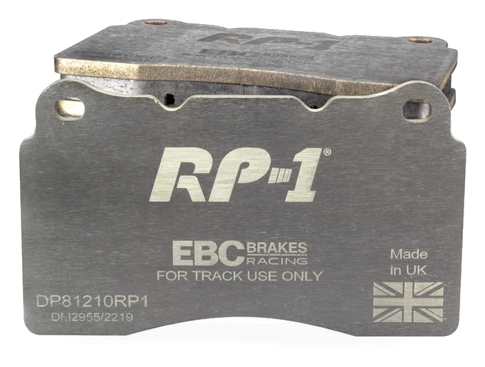 DP81210RP1 Sportowe klocki hamulcowe RP-1 Racing EBC Brakes Alfa Romeo 147 156 159 166 Brera Giulietta Spider Chevrolet Camaro Ford Mustang Mitsubishi Lancer Evo 5 6 7 8 9 X Opel Astra Insig