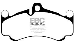 DP82094RP1 Sportowe klocki hamulcowe RP-1 Racing EBC Brakes Porsche Boxster 987 Cayman 987 Porsche 911 997 911 997 GT3 911 997 GT3 RS 911 997 GT3