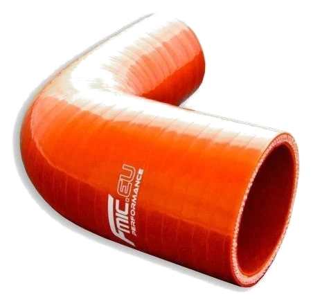 Silikonowe kolanko redukcyjne 90' 28/38mm Pomarańczowy - 009028/38-P
