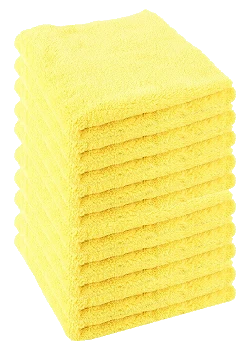 10x Ścierka ściereczka gruba Mikrofibra do lakieru docierania wosków QD 40x40 cm 550 g/m2 Bezszwowa