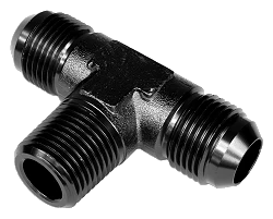 TRÓJNIK MĘSKI/MĘSKI/MĘSKI AN10-7/8 NPT-AN10 Czarny