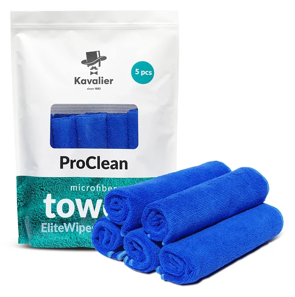 KAVALIER ProClean Microfiber Towel - EliteWipes Miracle Wipe 5pack
