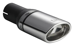 Uniwersalna końcówka tłumika owalna 95×65mm długość 200mm średnica montażowa 55mm - N1-10-1D/55