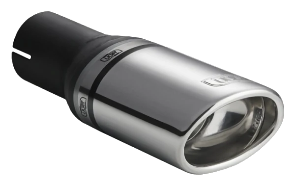 Uniwersalna końcówka tłumika owalna 95×65mm długość 200mm średnica montażowa 55mm - N1-10-1D/55