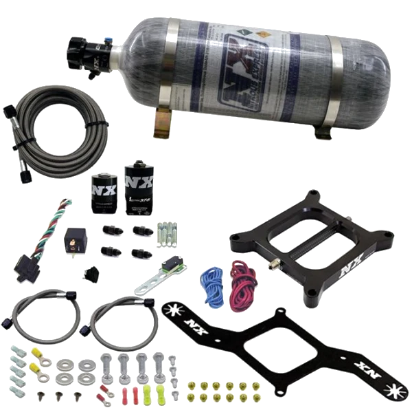 4150 RNC Conventiona Plate System 300-750Hp with 12Lb Carbon Bottle Nitrous Express NX 55140-12