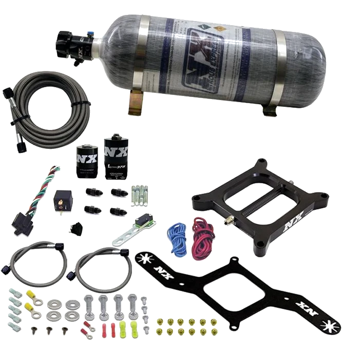 4150 RNC Conventiona Plate System 300-750Hp with 12Lb Carbon Bottle Nitrous Express NX 55140-12