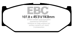 DPX2104 Klocki hamulcowe ULTIMAX2 EBC Brakes Suzuki Swift