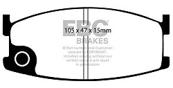 DP326 Klocki hamulcowe ULTIMAX2 EBC Brakes Mazda 626 Montrose
