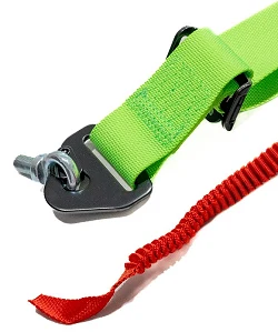 Pasy bezpieczeństwa DriftShop 6 Punktowe FIA 8853 Zielone Fluo