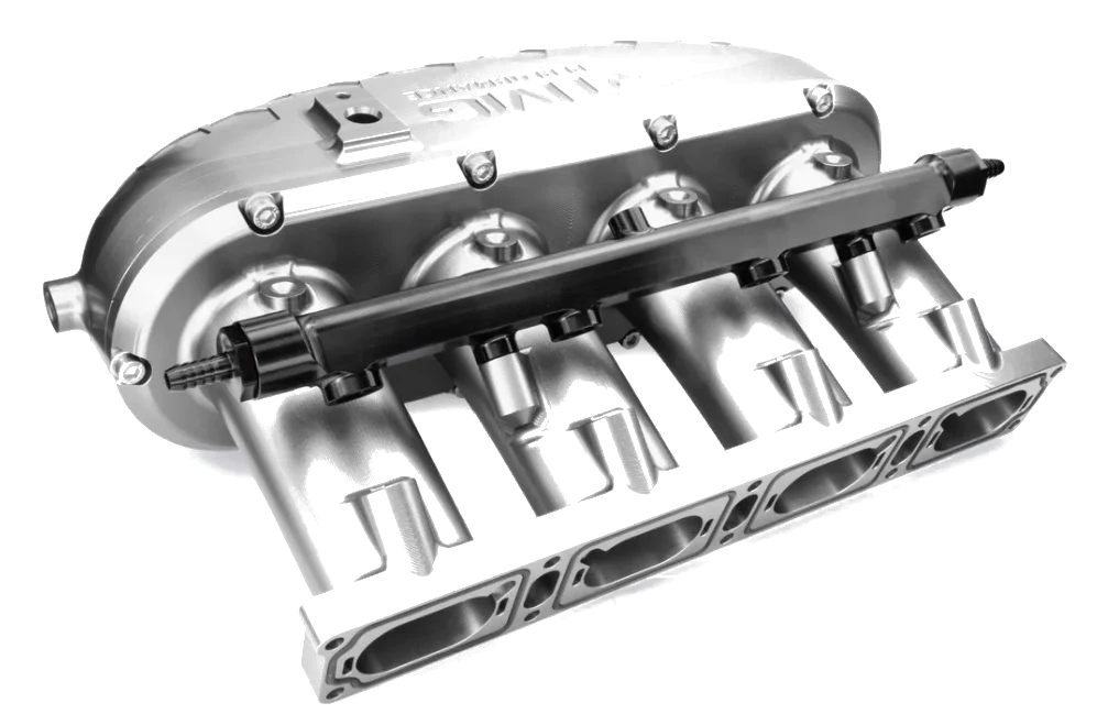Billet Aluminum Intake Manifold V2 without Flap Delete Kit with Fual Rail RTMG Performance for 1.8 2.0 TSI TFSI EA888 Gen 3