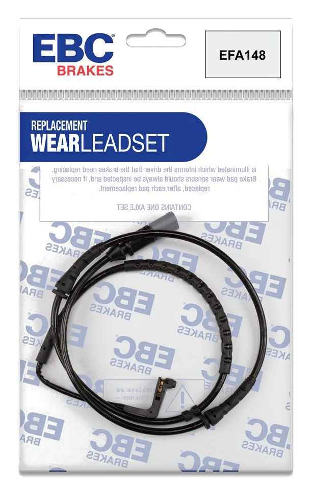 EFA148 Czujnik zużycia klocków hamulcowych EBC Brakes BMW 5 Series GT F07 535 5 Series GT F07 550 7 Series F01 730 7 Series F01 740 7 Series F01 750 7 Series F02 730 7 Series F02 740 7 Serie