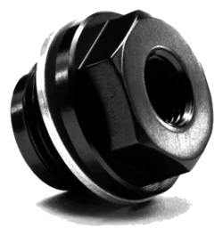 MMR Oil Thermostat Cover Dress Up Kit Black with Oil Adaptor 1/8NPT for BMW N55 N54 S55 2007-2019
