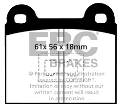DP194 Klocki hamulcowe ULTIMAX2 EBC Brakes