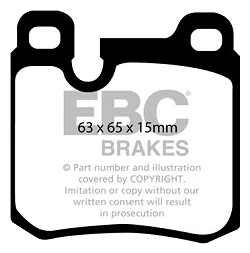 DP3996C Klocki hamulcowe REDSTUFF EBC Brakes Porsche Porsche 911 911 964 Carrera 911 964 Carrera Targa