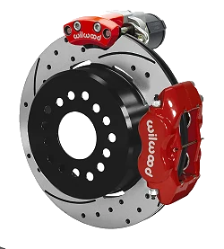 Wilwood 140-16164 Zestaw Hamulców Tylnych Forged Dynalite 12.19 Wiercony czerwony