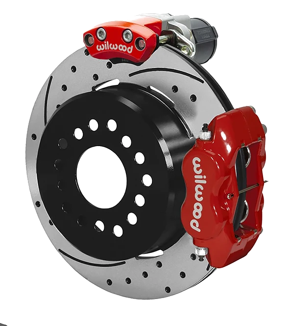 Wilwood 140-16164 Zestaw Hamulców Tylnych Forged Dynalite 12.19 Wiercony czerwony