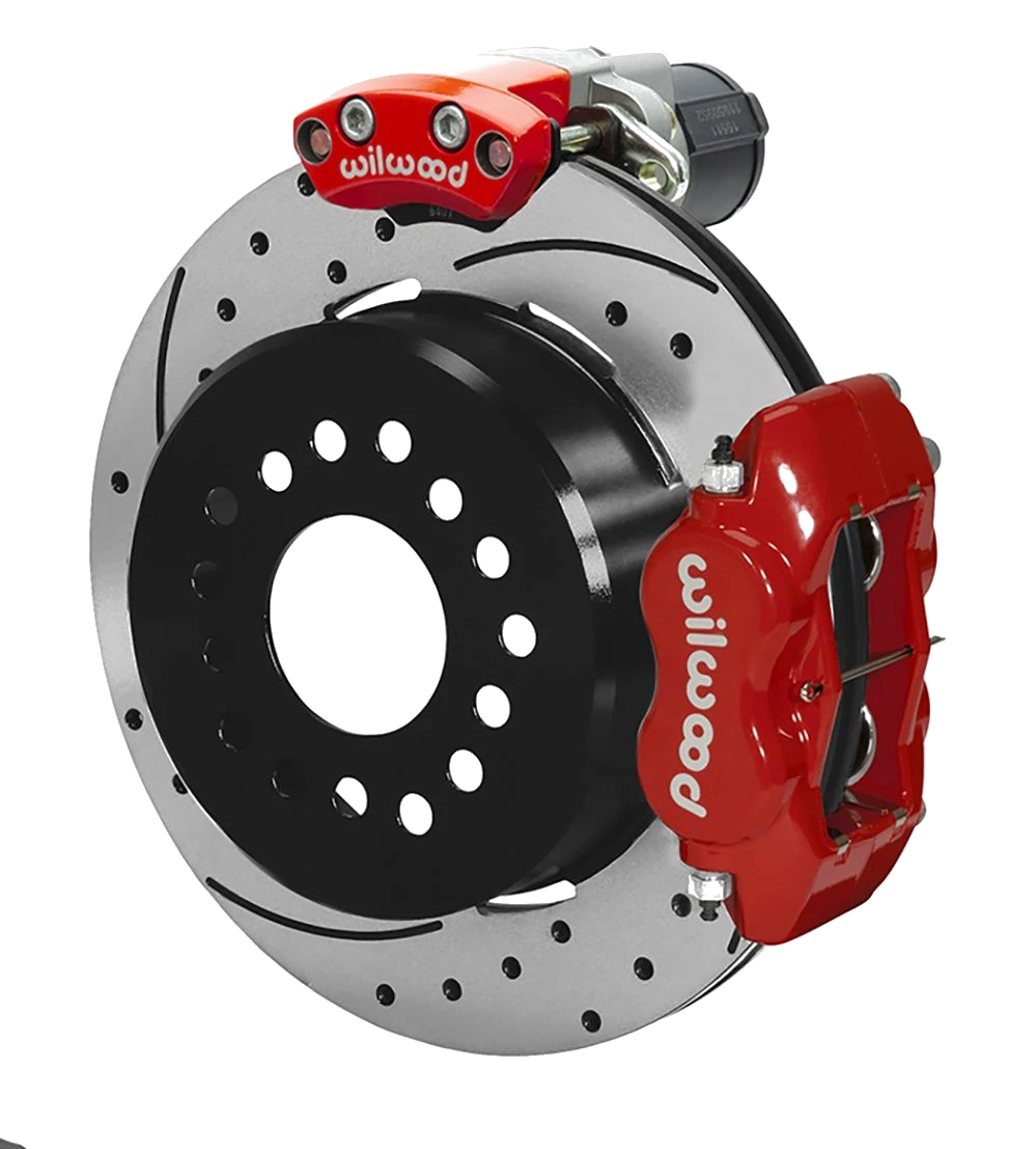 Wilwood 140-16164 Zestaw Hamulców Tylnych Forged Dynalite 12.19 Wiercony czerwony