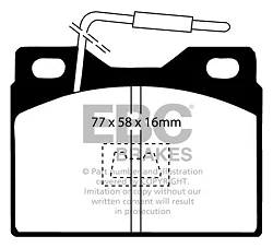 DP220/9 Klocki hamulcowe ULTIMAX2 EBC Brakes Citroen Visa - DP220/9