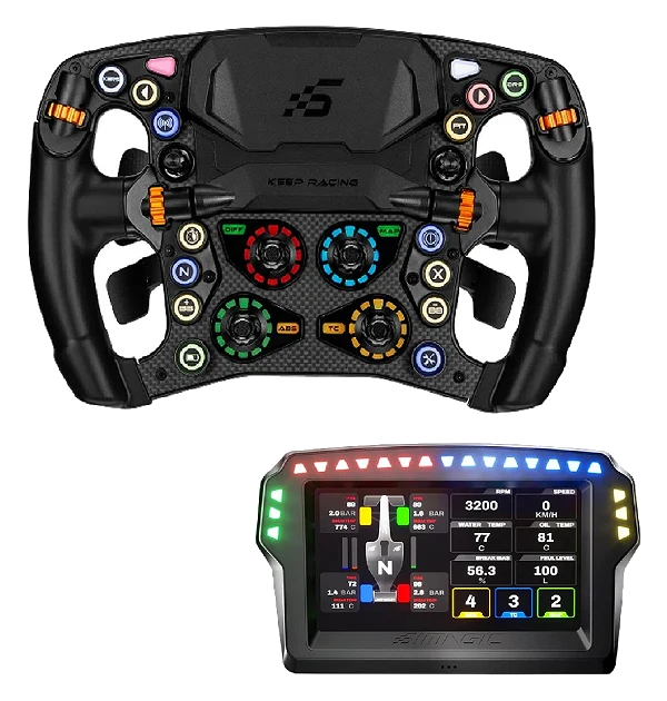 Zestaw Simagic ZEUS Formula 280mm + MagicDash 4 ekran telemetryczny Simracing