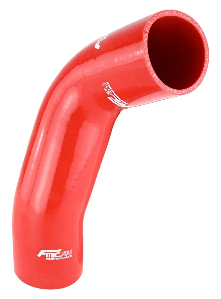 Przewód silikonowy czerwony TIP FMIC.EU do Audi A3 Seat Leon Skoda Octavia VW Golf MK7 GTI 2.0 TSI