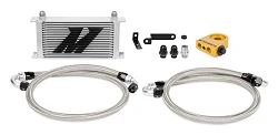 Zestaw chłodnica oleju z termostatem Mishimoto Subaru WRX STI 2008-2014 Srebrna