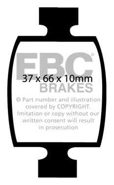 DP249 Klocki hamulcowe ULTIMAX2 EBC Brakes Citroen COMMERCIAL C35 Fiat COMMERCIAL 242