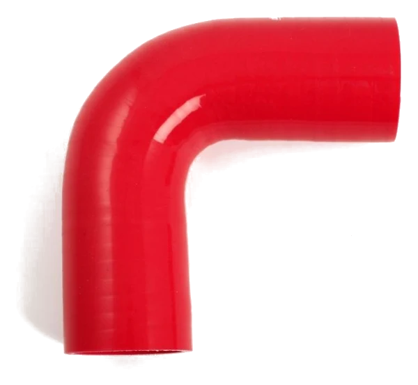 Wąż silikonowy czerwony 90 stopni 2,375" (60mm)