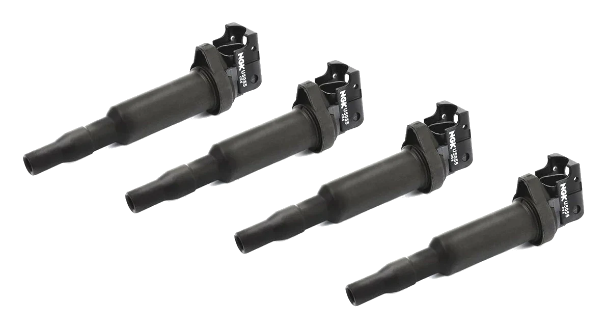 RTMG Performance Set of 4x NGK U5055 Ignition Coils for PSA 1.6 THP