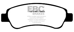 DP1974/2 Klocki hamulcowe ULTIMAX2 EBC Brakes Citroen Relay Combi Citroen COMMERCIAL Jumper Q14 Jumper 30 Jumper 33 Jumper 35 Relay Q14 Relay 30 Relay 33 Fiat COMMERCIAL Ducato Ducato 30 Duc