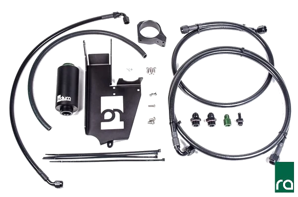 Fuel Hanger Plumbing Kit Mitsubishi EVO 7-8-9 Stainless Filter Radium Engineering