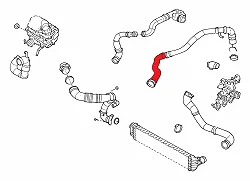 Przewód silikonowy Intercoolera FMIC.EU OPEL MOVANO B RENAULT MASTER III 2.3D 144602717R