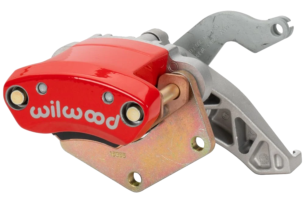 Zacisk hamulcowy 1 tłoczkowy Wilwood 120-17143 MC4 Mechanical prawy czerwony