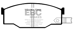DP531 Klocki hamulcowe ULTIMAX2 EBC Brakes Isuzu Gemini Piazza