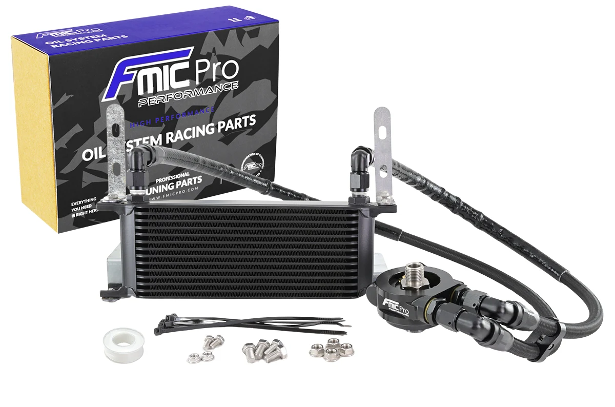 Zestaw chłodnicy oleju silnikowego z termostatem FMIC.Pro Audi A3 A4 TT Seat Leon Skoda Octavia VW Golf GTI R MK6 2.0T EA888 GEN2 2008-2015