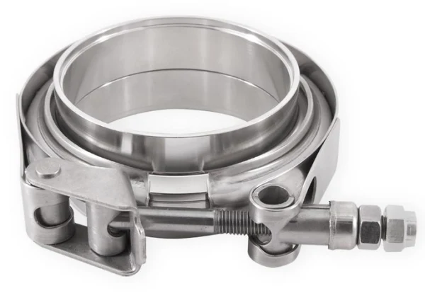 Obejma + flansza V-band Mishimoto stal nierdzewna 3.5" (88.9mm)