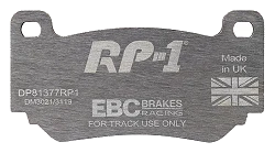 DP81377RP1 Sportowe klocki hamulcowe RP-1 Racing EBC Brakes CATERHAM 7 7 Race Upgrade 7 CSR GTM Libra Lotus Elise Series 2 Elise Series 3 Europa Exige Series 2 MG F Trophy TF MINI ZENOS E10