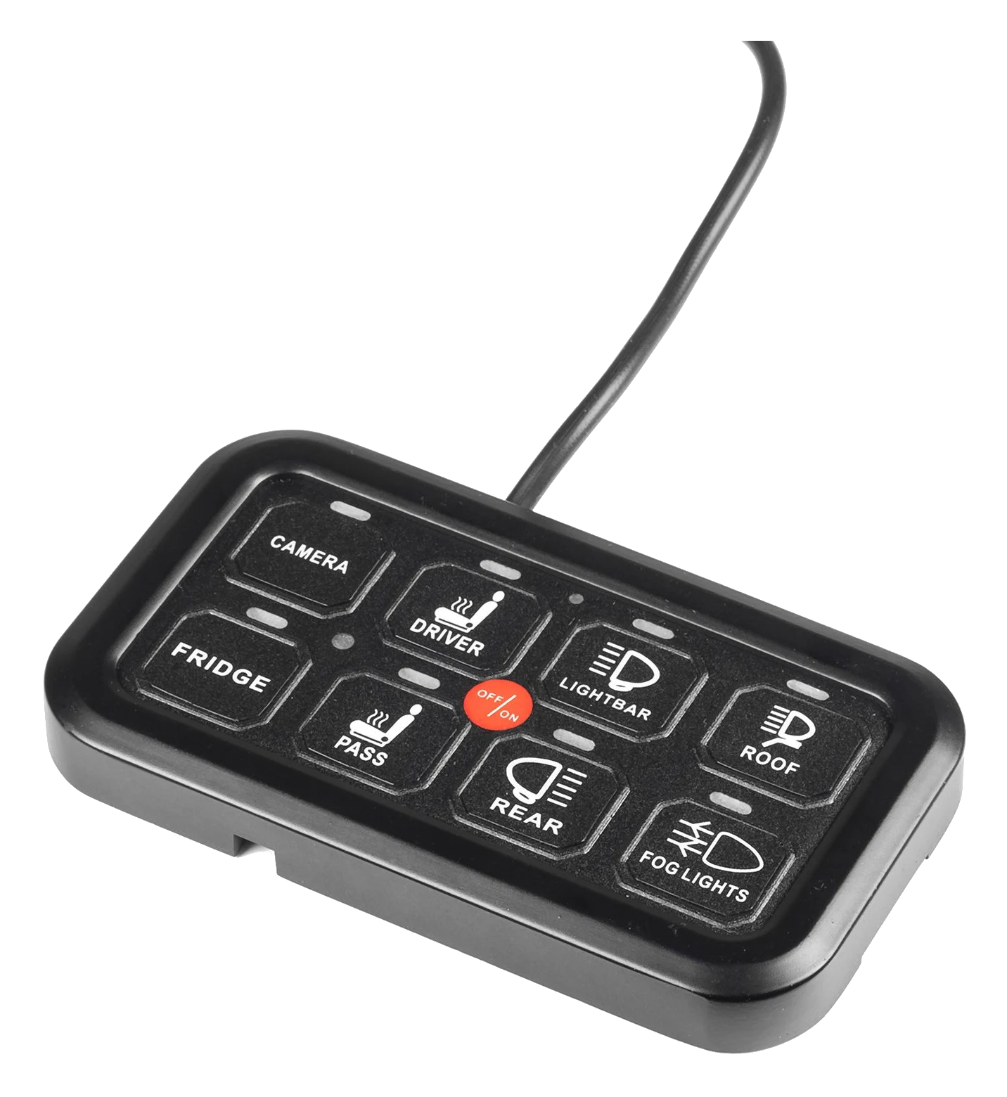 Panel przełączników Purelux Multi-switch Dashboard Controller 8 przycisków 12V 24V