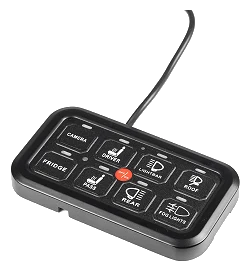 Panel przełączników Purelux Multi-switch Dashboard Controller 8 przycisków 12V 24V