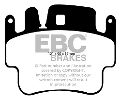 DP81514.17SR11 Sportowe klocki hamulcowe Sintered SR11™ EBC Brakes Porsche 911 996 Carrera 911 996 Carrera 4 911 996 Carrera Targa 911 996 Carrera S 911 997 Carrera Boxster 986 S Cayman 987